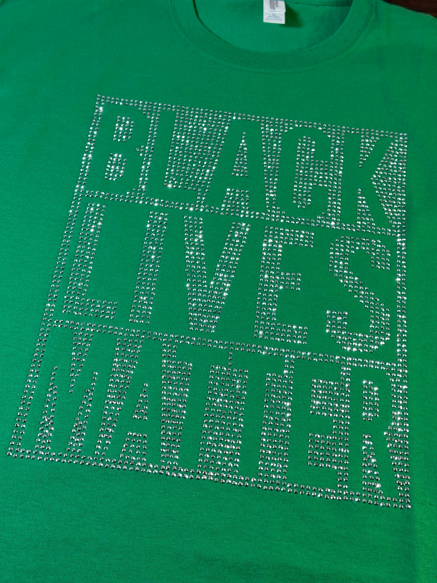 Black Lives Matter Rhinestud Tee