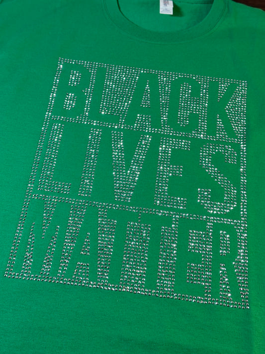 Black Lives Matter Rhinestud Tee