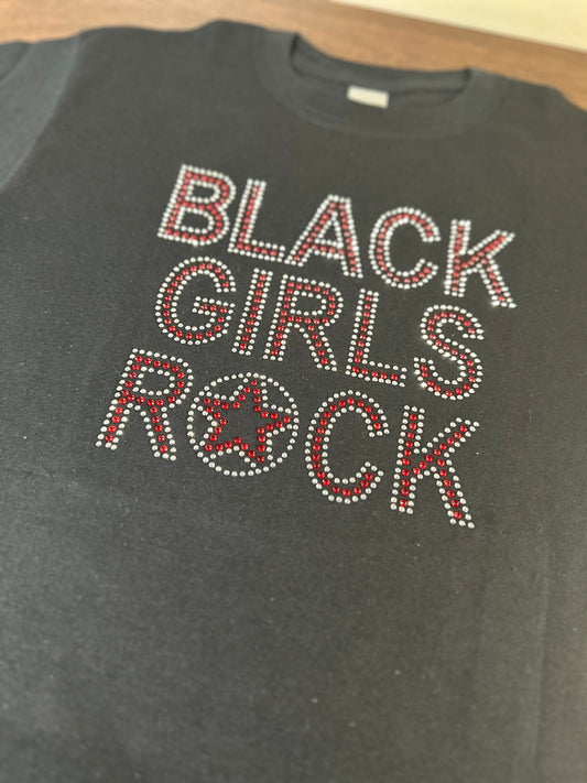 Black Girls Rock Rhinestone Tee