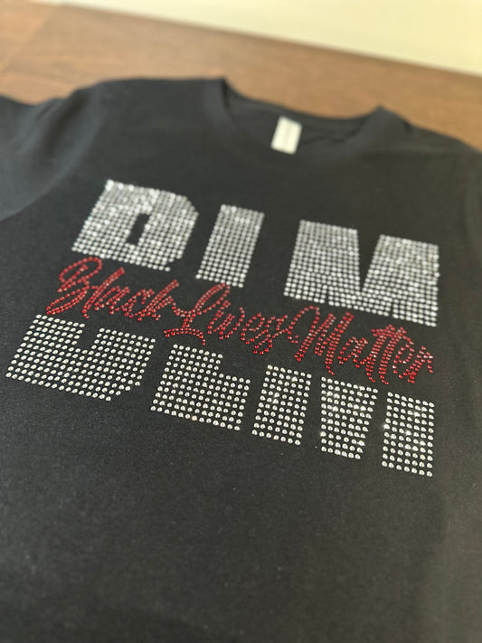 BLM Rhinestone/Rhinestud Tee (Youth)