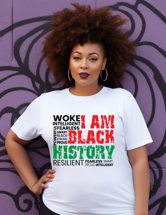 I AM BLACK HISTORY (BLOCK) TEE