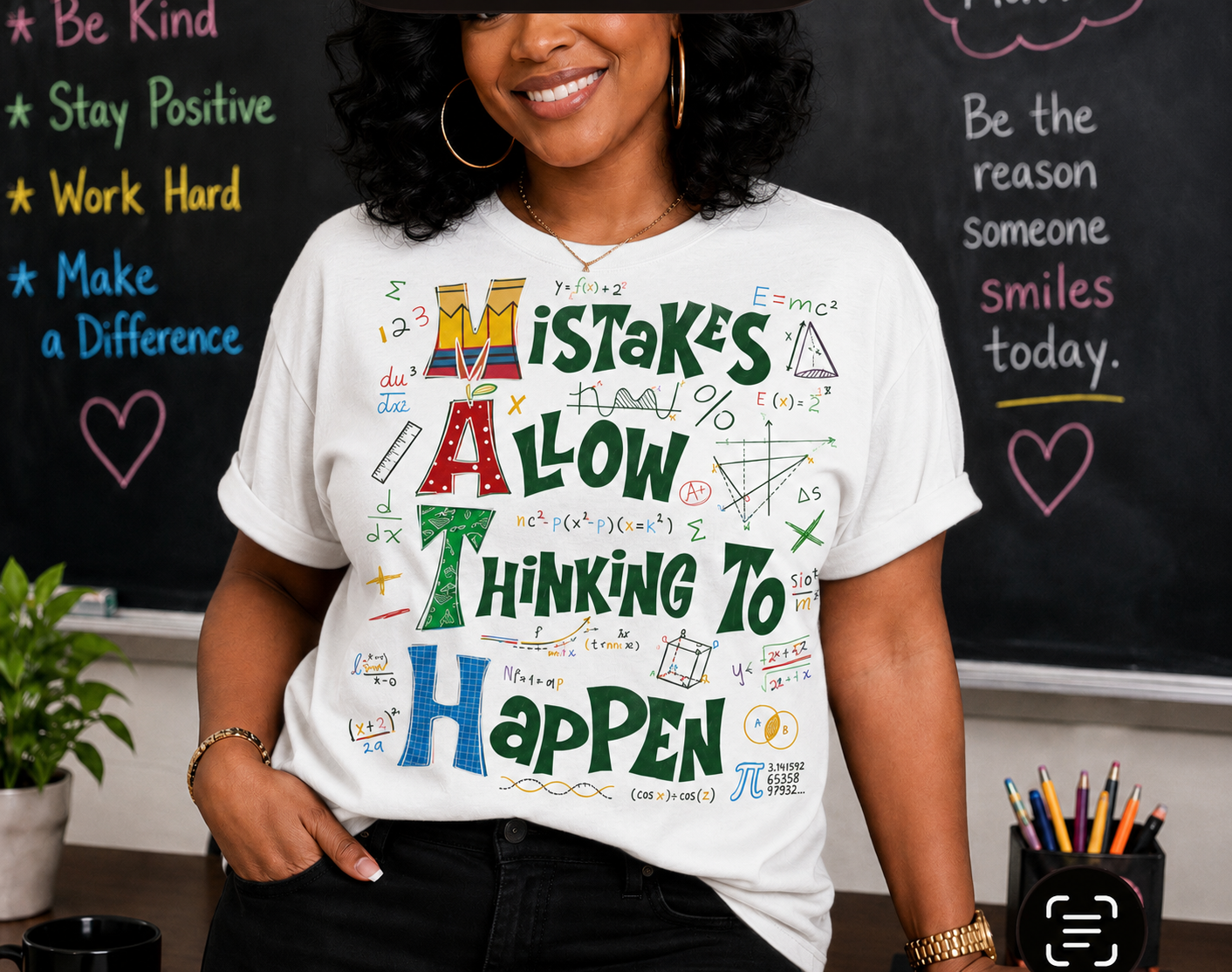 MISTAKES ALLOW THINKING...