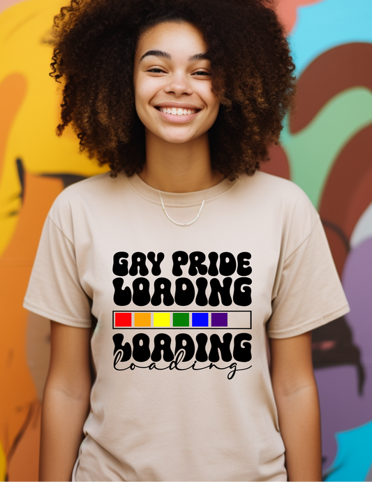 GAY PRIDE LOADING TEE