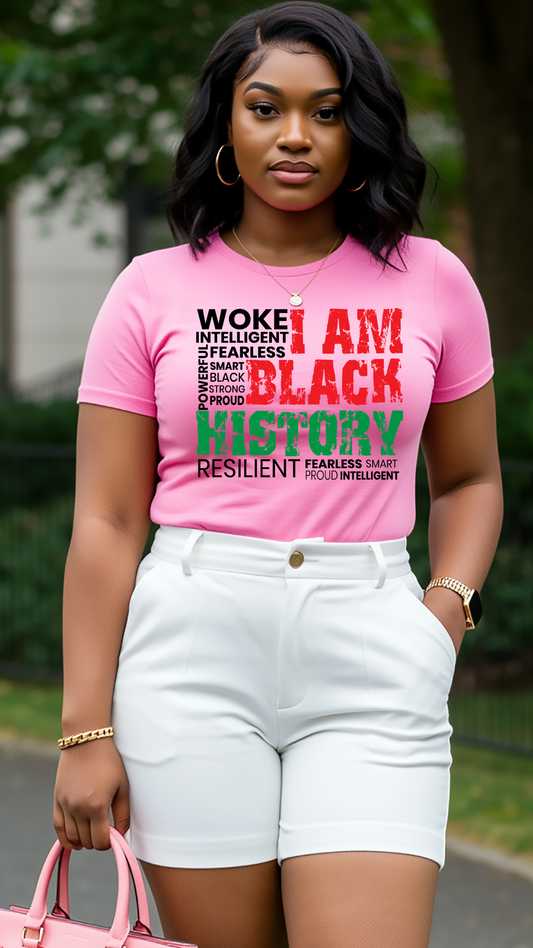 I AM BLACK HISTORY (BLOCK) TEE