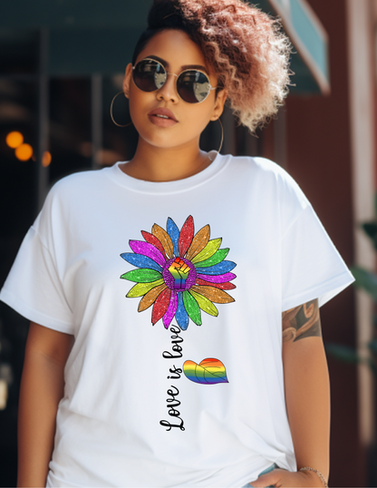 LOVE IS LOVE DAISY FLOWER