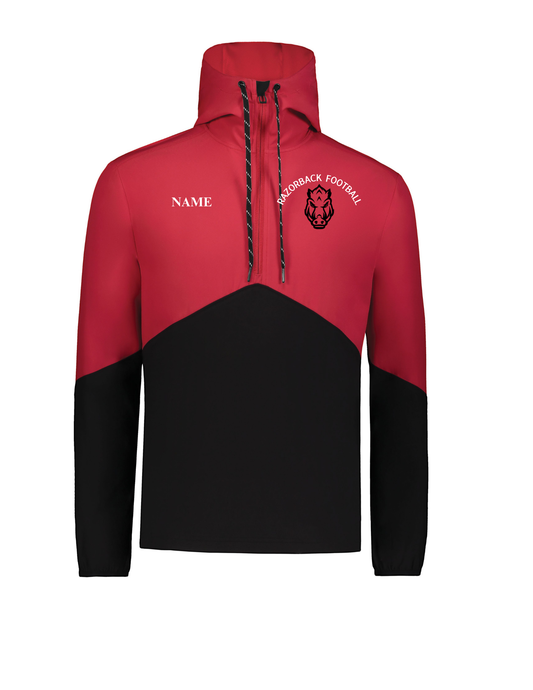 Embroidered Hooded Pullover